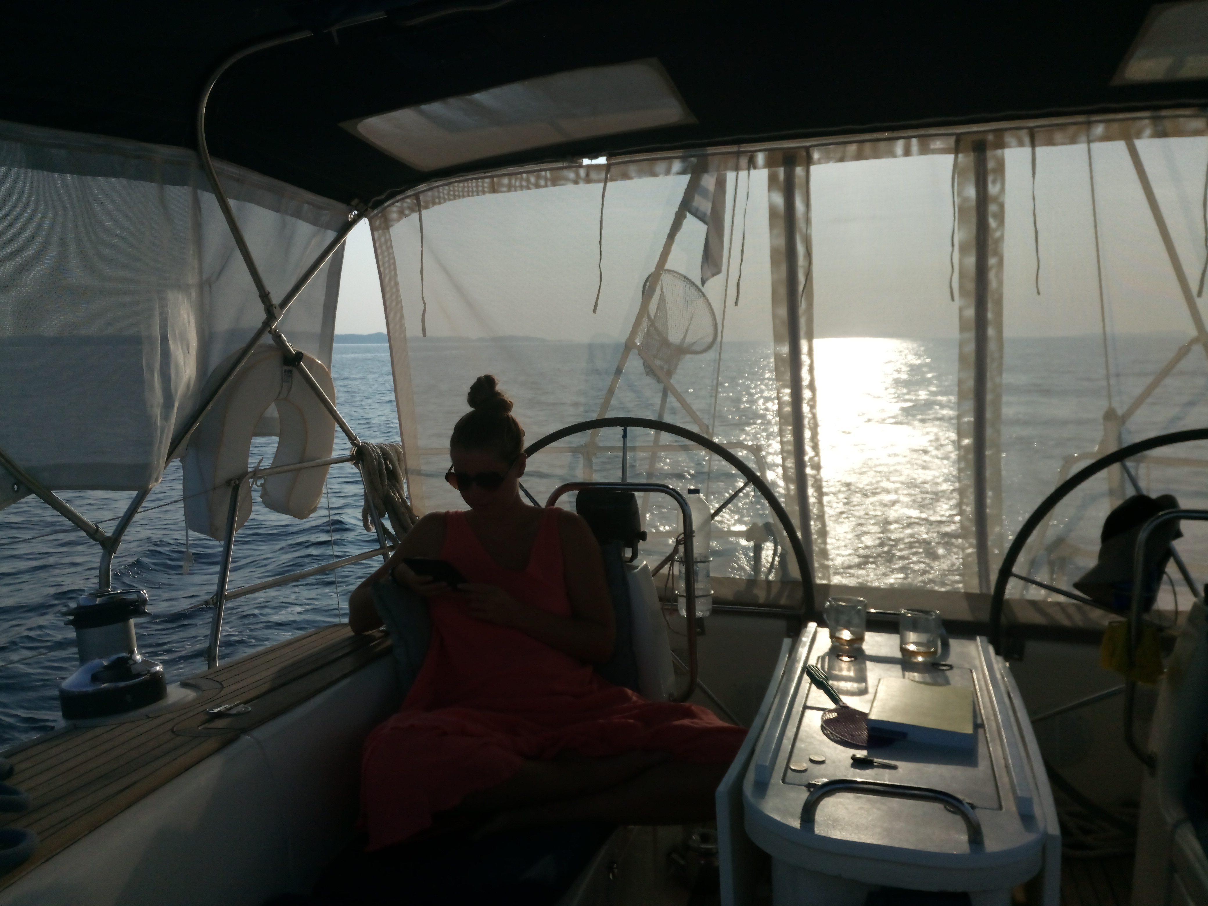 Relaxen in de schaduw