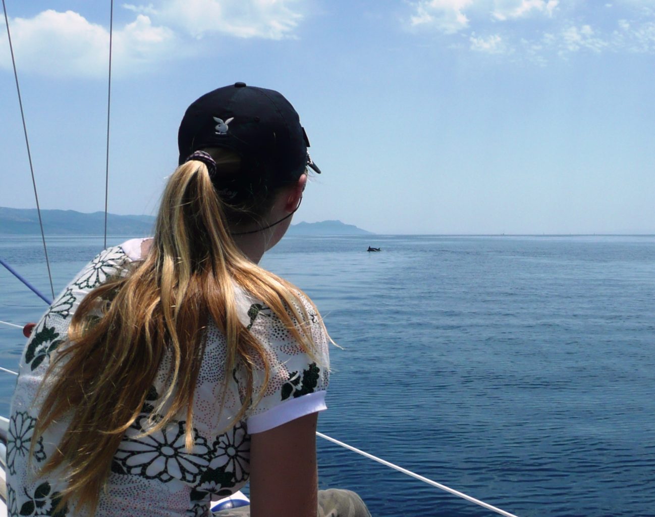 Emmi ziet dolfijnen